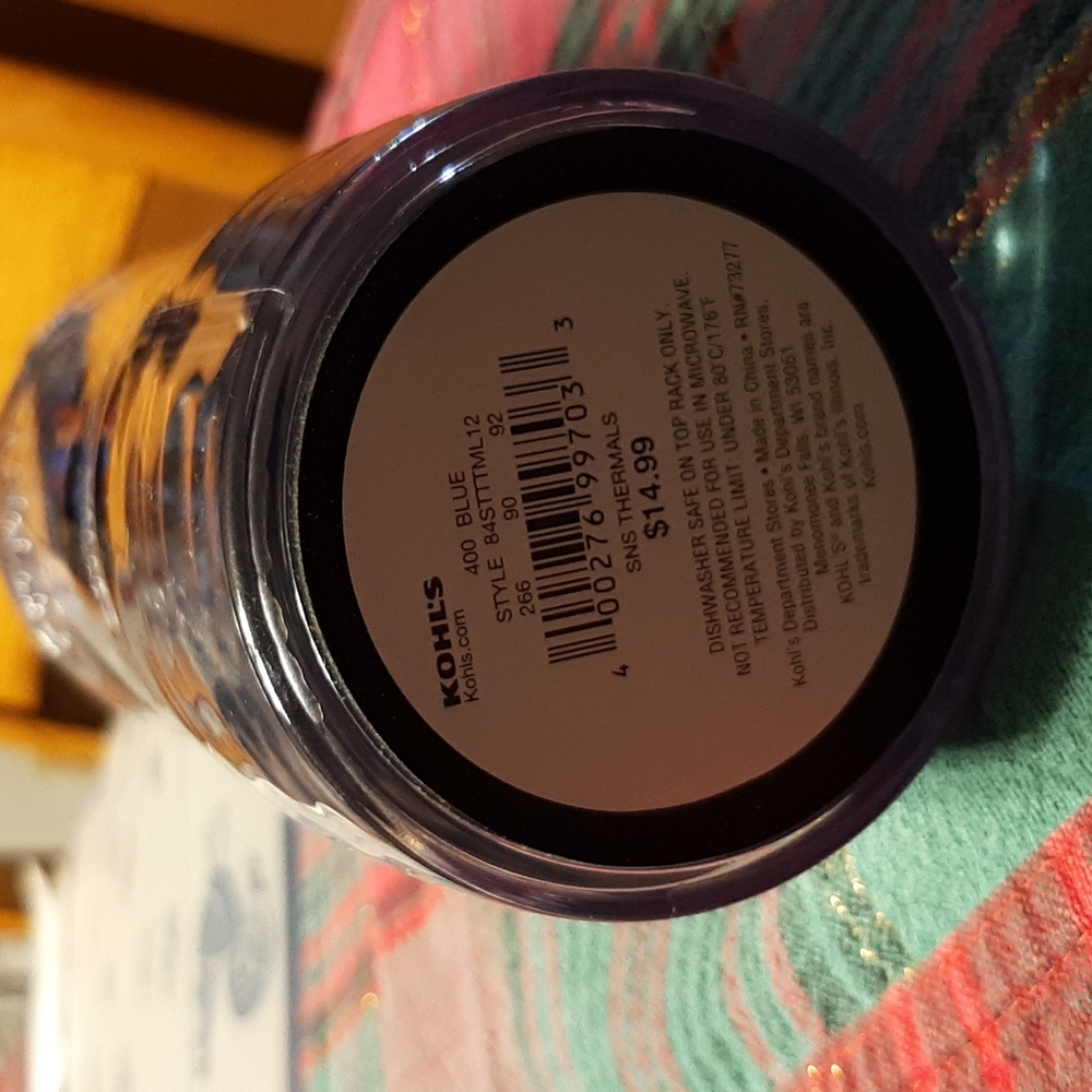 NWT "Believe" Thermal cup w/lid - Picture 4 of 6